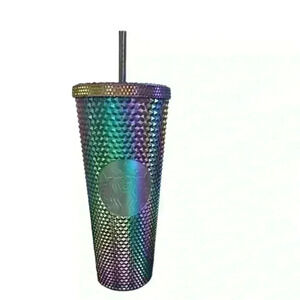 Starbucks Halloween 2023 Oil Slick Studded Bling tumbler cup Venti SOLD OUT RARE